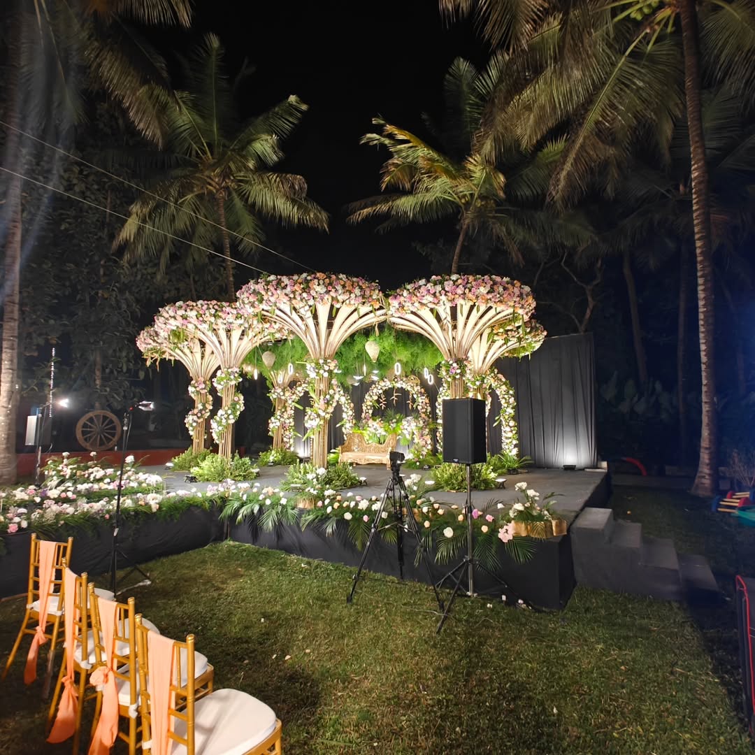 Receptions and Social Events at Nisarga Mantapa