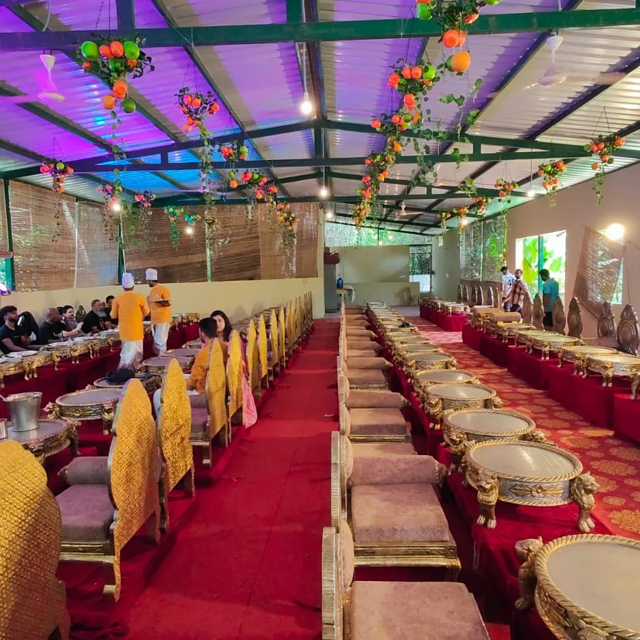 Dining Hall at Nisarga Mantapa